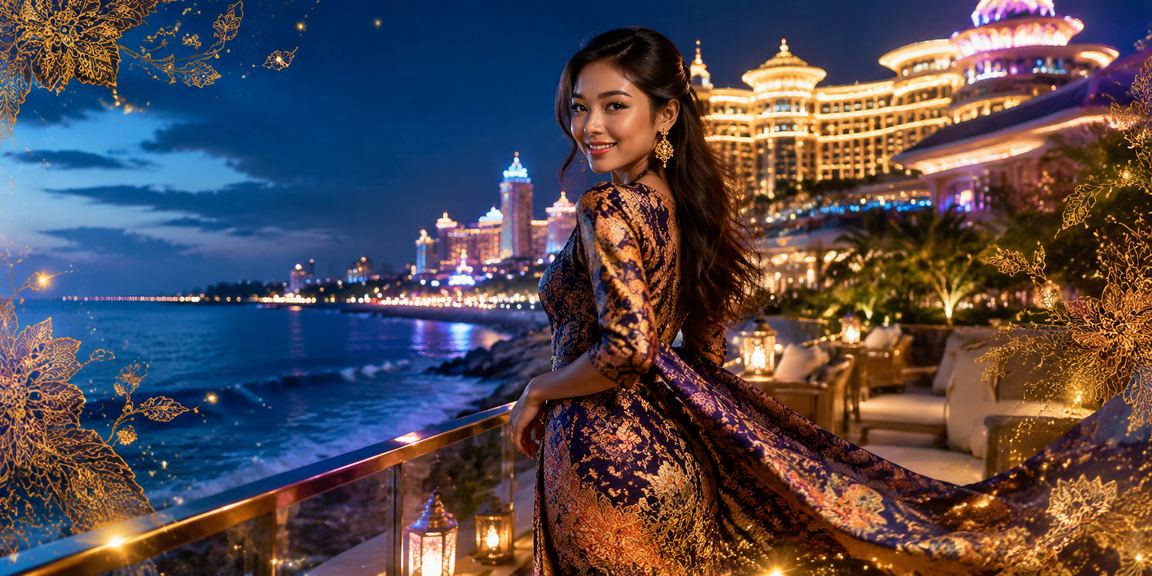 Suasana deposit bonus kasino bergaya batik di Genting Highlands Malaysia